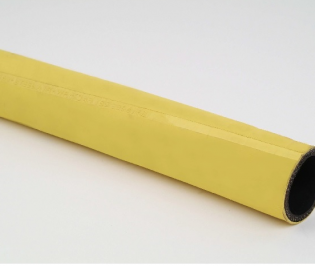 黄色的钢丝增强空气软管